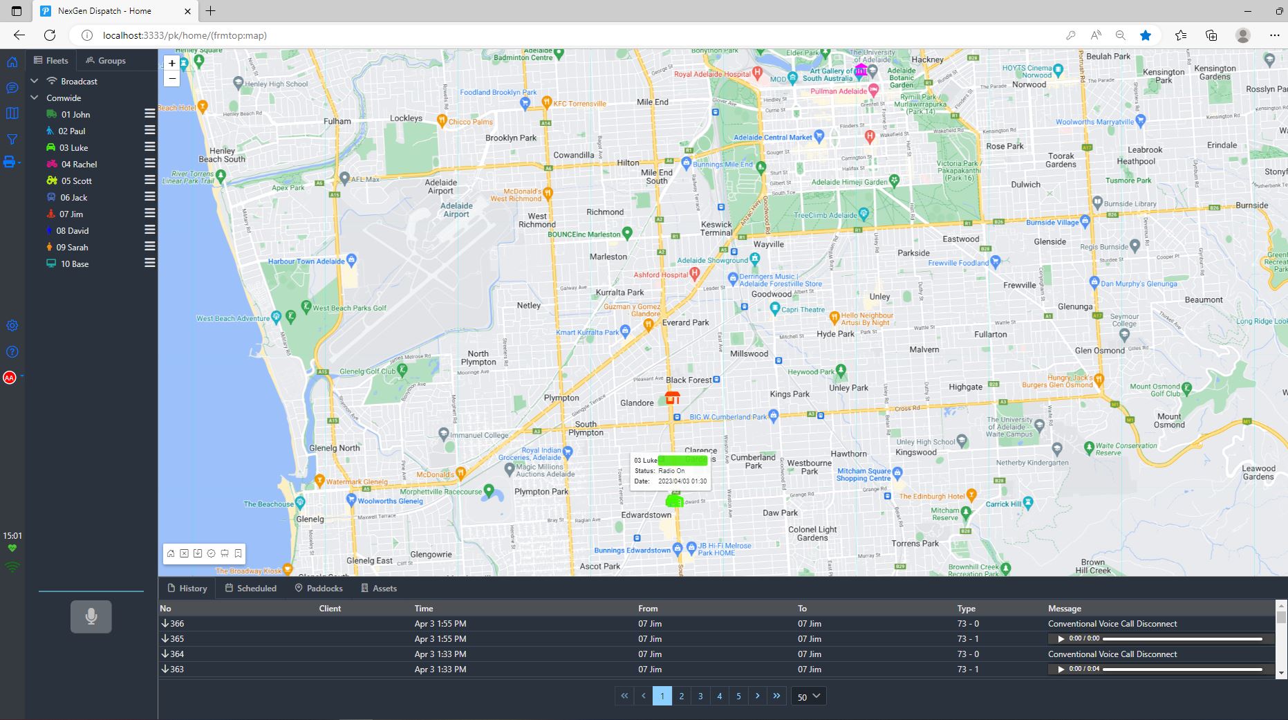 Main Mapping Window